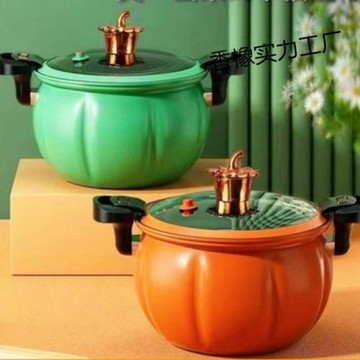 雙耳壓力鍋微壓鍋料理鍋禮品不粘壓力鍋微壓悶燒鍋家用南瓜鍋通用