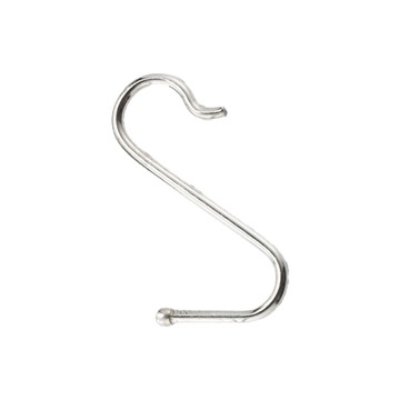 SHCJ 生活采家 304不鏽鋼廚房收納S掛勾 20個 總長約7.5cm 台灣製  銀色  1組