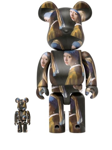 MEDICOM TOY - Girl With Pearl Earring BE@RBRICK 100% + 400% figure set - unisex - Plastic - One Size - Multicolour