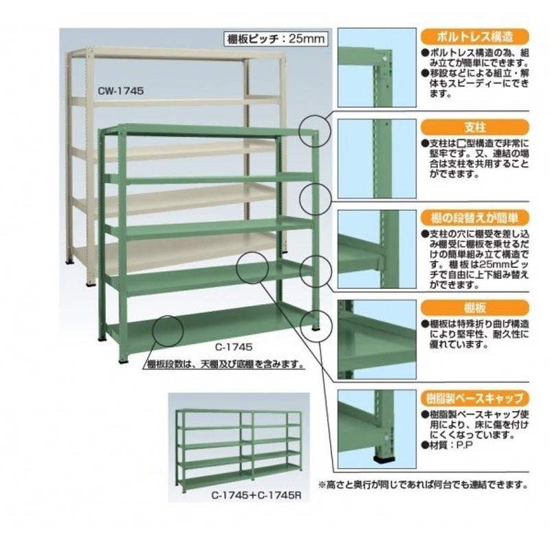 サカエ ボード棚 ＮＢＲＷ−２５２６ 通販