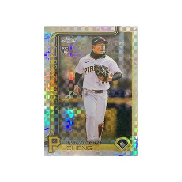【Topps】鄭宗哲 球員卡(附保護套) 2025 Chrome Update 金屬系列 #USC74 MLB海盜隊棒球 游擊手 Team Taiwan 中華隊經典賽 兒童節禮物