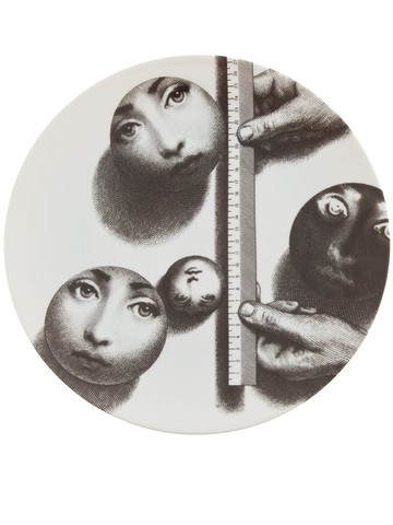 Fornasetti - Plate - unisex - China - One Size - White