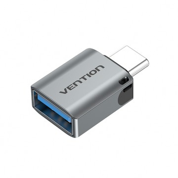 VENTION CDQ系列 Type-C 轉 USB 3.0 OTG轉接頭 鋁合金材質散熱佳不掉漆 鍍鎳接孔耐插拔不生銹 配掛繩防丟失