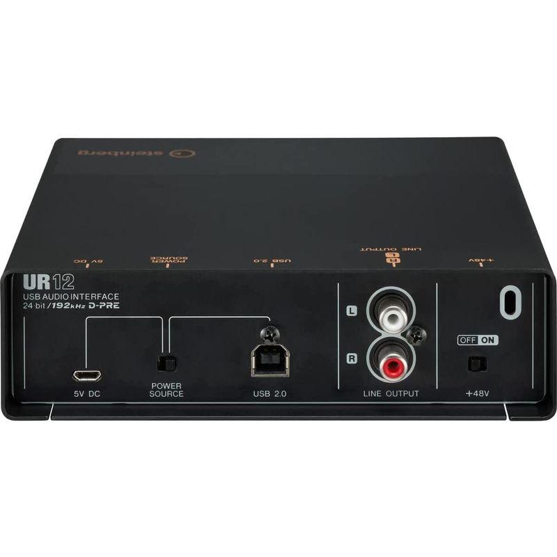 宅録セットSteinberg スタインバーグ x USB audio interface UR12 BlackCopper M