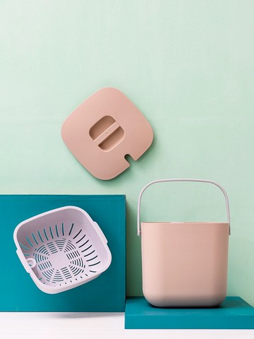 一品仟堂 茶臺垃圾桶功夫茶水桶廢水桶茶渣桶家用茶具配件排水桶