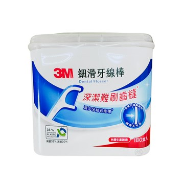 【3M】細滑牙線棒(180入/盒) (4824) *健人館*