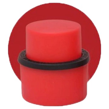 充氣汽水瓶蓋  紅色  1個