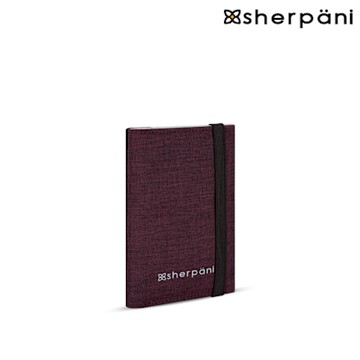 Sherpani 防盜多功能護照夾 Vienna AT｜酒紅Merlot