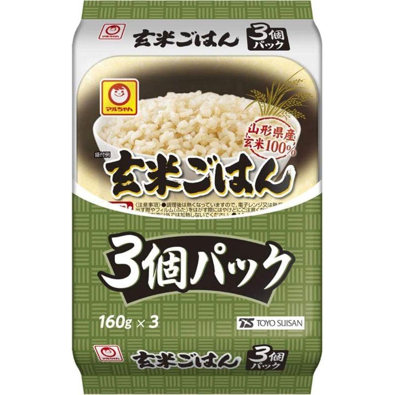 東洋水産 マルちゃん 玄米ごはん １６０ｇ×３パック×１６個