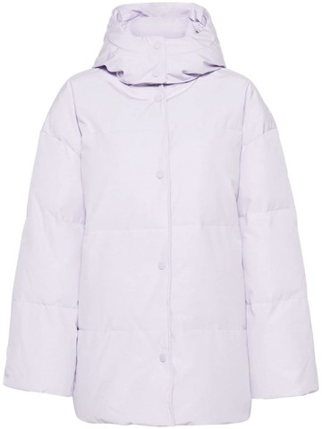 SAMSOE SAMSOE - Hana hooded puffer jacket - women - Recycled Polyester/Recycled Polyester/Organic Cotton - S - Purple