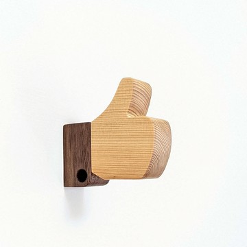 好讚-原木萬用掛勾(2入組)//全實木手作