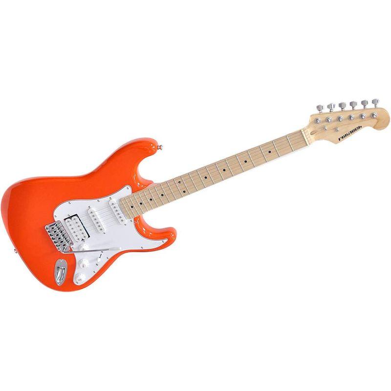 PLAYTECH (プレイテック) エレキギター ストラトキャスタータイプ ST250 S-S-H Maple Orange