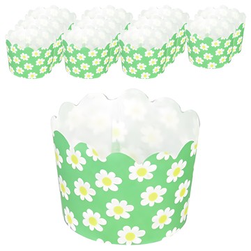 珍珠金屬 紙杯蛋糕模具 12件組 D-2673 Petit Flower  60mm  1組