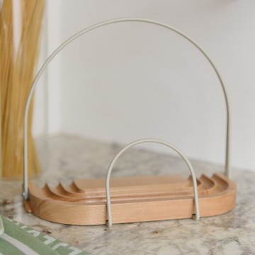 《KitchenCraft》Idilica櫸木食譜架-米灰-- 閱讀架 iPad架 平板架