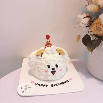 小狗造型蛋糕 客製化蛋糕 慶生 生日 紀念日 造型蛋糕 可愛風