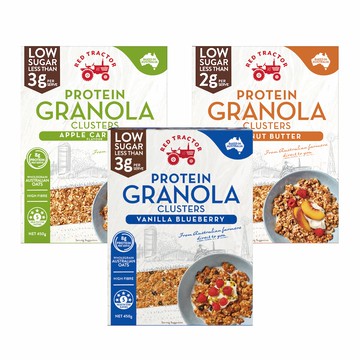 澳洲Red Tractor紅色拖拉機- 穀物麥片-綜合口味(450gx3包/組)