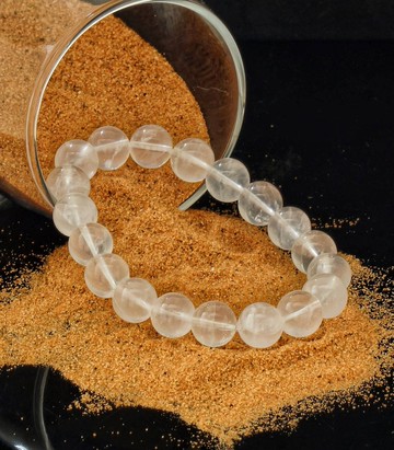 白幽靈 10mm 水晶手鍊 ( HKA9209 )