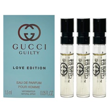 GUCCI Guilty love edition 罪愛蜜戀限定版 男性淡香精 1.5ml 針管X3組