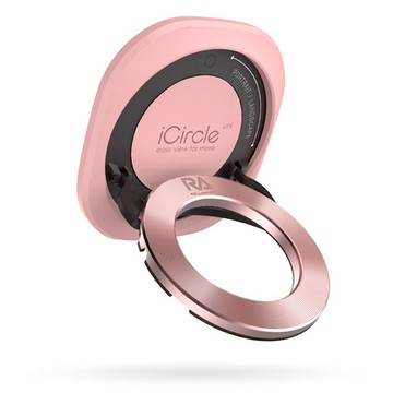Rolling Ave.｜iCircle uni 多功能手機支架 - 粉色玫瑰金環