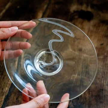 琉璃壺承 博山琉璃純手工 升卿壺承 茶盤果盤 精美禮品
