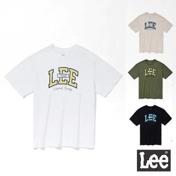 Lee 胸前造型大LOGO短T 男 Modern LL220346 棕97W 綠ANL 黑K11 白K14