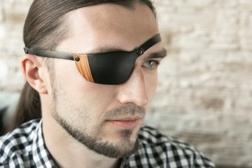 皮革眼罩|眼罩|黑眼圈|男女通用眼罩