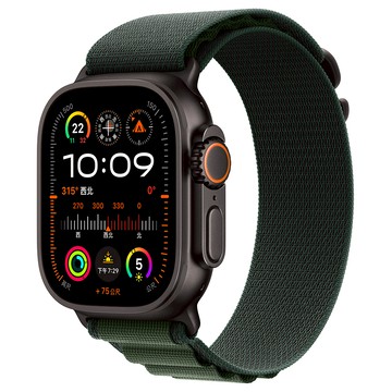 Apple Watch Ultra 2 配S高山錶環 MX4Q3TA/A 原廠保固  49mm  深綠色  GPS + Cellular