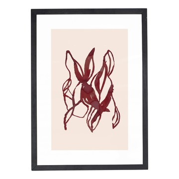 【Hübsch】北歐風黑色橡木畫框(含圖片)-小 掛畫