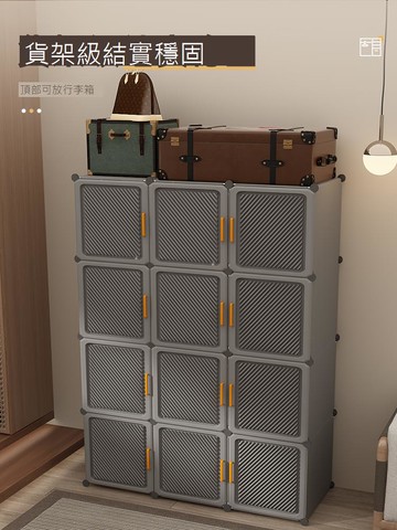 衣柜臥室家用簡易衣櫥出租房用衣服收納柜結實耐用組裝儲物柜