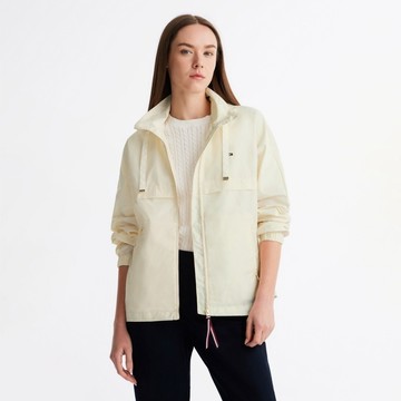 【Tommy Hilfiger】基本款風衣 _裸色