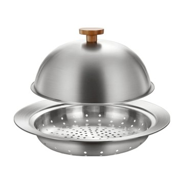 CASANI 不鏽鋼圓頂蒸鍋組 24~28cm  1組  28cm