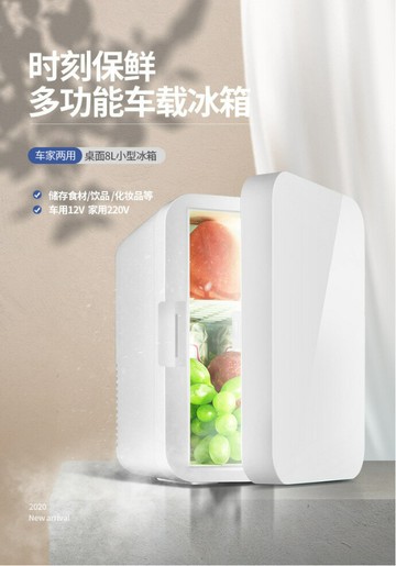 免運 可開票 快速出貨 車家兩用迷你冰箱 16L寢室宿舍小型冰箱 化妝品冷藏制冷車載冰箱