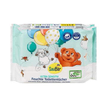 (預購) DM 連鎖藥妝店 超敏感濕廁巾 2*60st (DM7105)