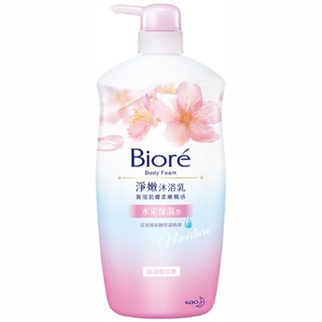 Biore蜜妮 淨嫩沐浴乳 水采保濕型 浪漫櫻花香 1000ml