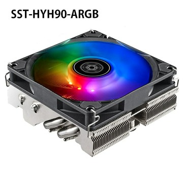 【享最高折300】銀欣 Hydrogon H90 ARGB ARGB風扇下吹式CPU散熱器/SST-HYH90-ARGB