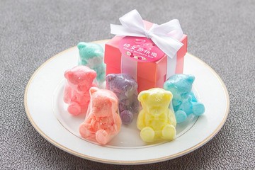 三八婦女節禮物 活動贈品 Pink粉紅盒裝 泰迪熊香皂