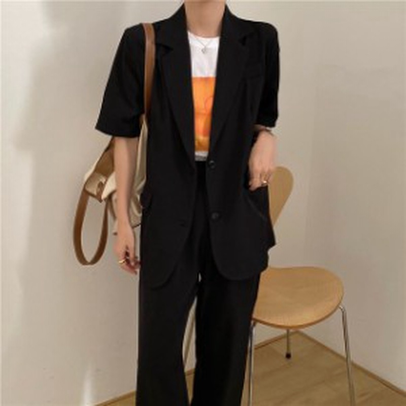 ゆったり フォーマル 大人かわいい レディース ボーイフレン ジャケットスーツ スーツ レディース パンツスーツ レディース セットアップ 通販 Lineポイント最大1 0 Get Lineショッピング
