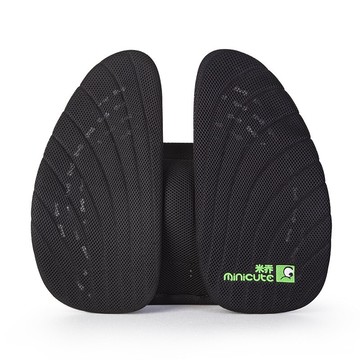 米喬人體工學減壓腰墊氣動版人體工學升級款充氣靠墊車座靠墊椅子靠墊