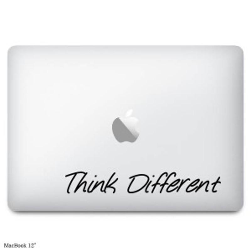 Macbookステッカー スキンシール Think Different Macbook Air Pro 通販 Lineポイント最大1 0 Get Lineショッピング