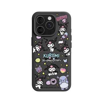 iPhone 16 Pro SolidX 黑 - 三麗鷗-酷洛米20週年 - 酷玩系列-表情包