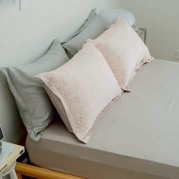 翔仔居家 60支天絲 床包枕套組【Misty】單人 雙人 加大 特大 萊賽爾天絲 天絲床包 單人床包 雙人床包