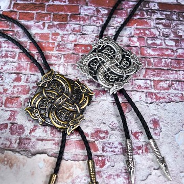 【MF select】凱爾特狼 保羅領帶 Bolo Tie  皮繩領帶 襯衫領繩 西裝領帶