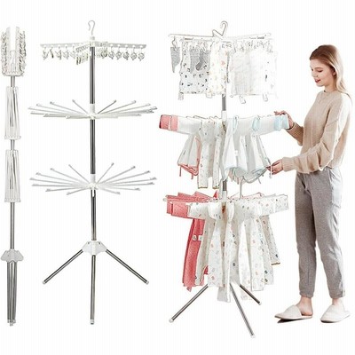 Clothes Drying Rack Laundry Foldable  Floding Clothing Dryer JERRY&RAIN Rem