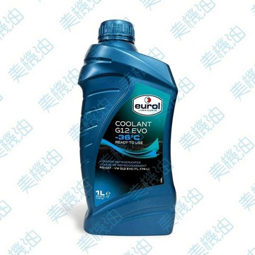 【美機油】EUROL COOLANT G12 EVO -36°C 水箱精 即用型 不用稀釋 粉紅色 VW 1L