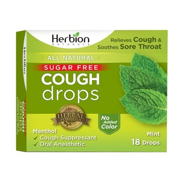 Cough Drops Mint 18 Lozenges by Herbion