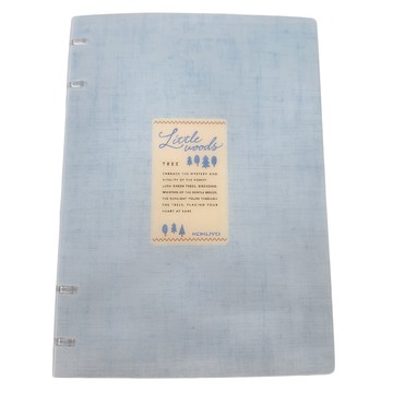 KOKUYO 國譽 Little Woods 2 x 2收納活頁夾 A5  藍色  1本