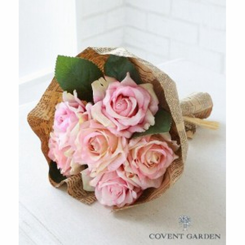 ピンクローズ マツェット ブーケ ローズ 薔薇 バラ Rose Covent Garden コベントガーデン 造花 インテリアグリーン 人工観葉植物 フェ 通販 Lineポイント最大1 0 Get Lineショッピング
