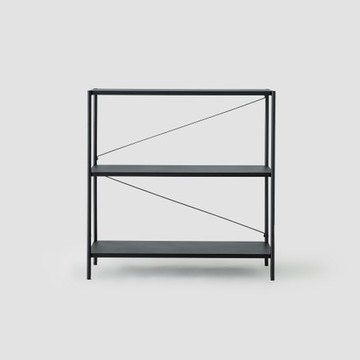 伊登鐵製烤漆三層架90 黑