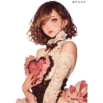 【12月新品6】07-111-0028 人物貼紙 性感情人節女孩