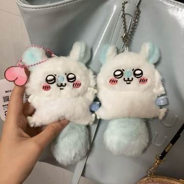 【臺灣出貨】可愛chiikawa吉伊卡哇飛鼠毛絨書包掛件生日節日禮物卡通玩具